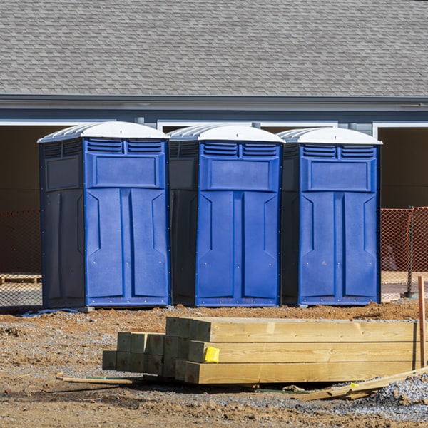 are there different sizes of portable toilets available for rent in Alma CO